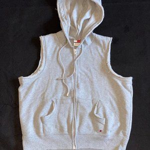 Tommy Jeans Vintage Zip Up Sleeveless Hoodie